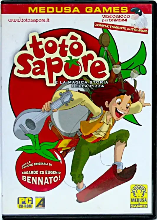 Copertina PC di Totò Sapore e la magica storia della pizza, pubblicata da Medusa Games